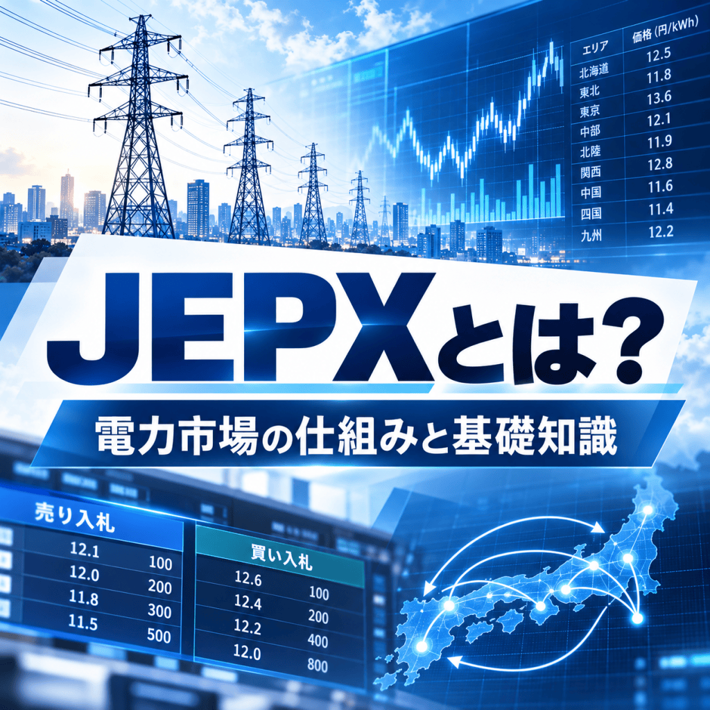 JEPXとは？電力業界で働く人が知っておきたい仕組みと基礎知識